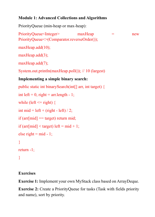 Text document with an introduction to a course on course structure, featuring the Nexus Key curriculum.