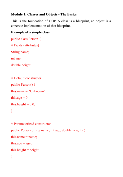 Text document with an introduction to a course on course structure, featuring the Nova Series curriculum.